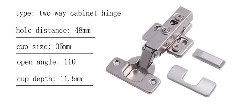 Hardware Manufacturer 3D Full Overlay Clip-on Hydraulic Hinges Furniture Hinges Soft Close Auto Cabinet Hinge Furniture Hardware