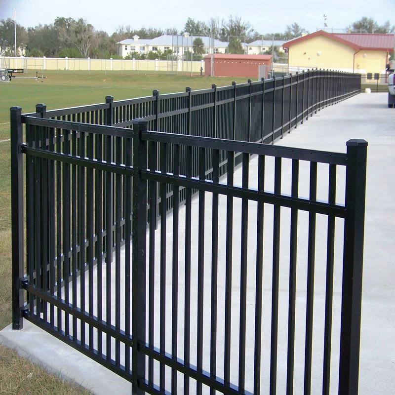 Galvanized Steel/Aluminum/Iron/Security Picket Fence/Gardon/Factory/Yard/House/Door/Boundary Panel Post Fence