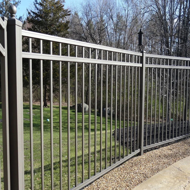 Galvanized Steel/Aluminum/Iron/Security Picket Fence/Gardon/Factory/Yard/House/Door/Boundary Panel Post Fence