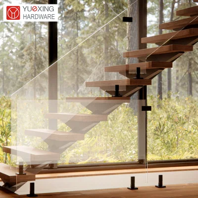 Stylish Stainless Steel Spigot Glass Railing for Modern Home Renovations